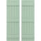 Ekena Millwork Americraft 5-Board, 3 Batten Exterior Real Wood Joined Board-n-Batten Shutters, ARW401BB518X48SGH, PR ARW401BB518X48SGH - alternate 1